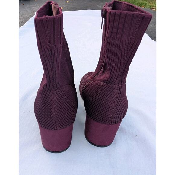 Lane Bryant Womens Dream Cloud Stretch Knit Mid-Calf Ankle Boots Size 9W Heeled - Picture 6 of 6